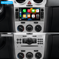 Autoradio Android pour Opel Astra Corsa Vauxhall Meriva Zafira Vivaro Carplay Écran tactile IPS 7 pouces Stéréo GPS WiFi FM RDS