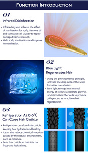 <span class=keywords><strong>Cepillo</strong></span> de Masaje <span class=keywords><strong>Eléctrico</strong></span> Mágico para el Cabello, Marca Privada, Más Vendido en <span class=keywords><strong>2022</strong></span>, Portátil, con Iones Negativos, Vibración, Masaje del Cuero Cabelludo - Product Image 6