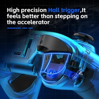 Controlador de Juegos Inalámbrico G6 con Bluetooth, Joystick Dual Hall, Vibración, Somatosensorial y Ráfaga para IOS, Android y PC