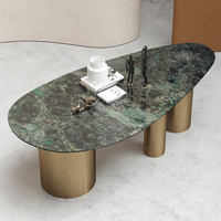 Everkaki — ensemble de table en arc circulaire, ligne de styliste pour restaurant 5 étoiles, avec chaise en cuir