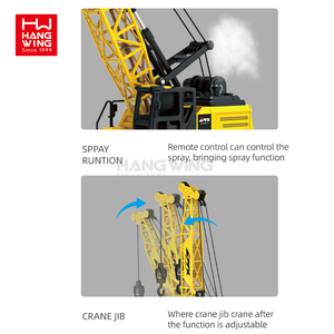 Hw 11ch <span class=keywords><strong>RC</strong></span> Mô phỏng máy xúc đồ chơi xây dựng hợp kim cần cẩu với phun 2.4G Máy xúc kỹ thuật Xe đồ chơi trẻ em tốt nhất Quà Tặng - Product Image 3