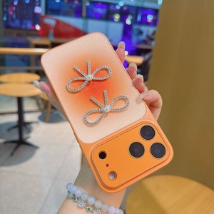 เคสโทรศัพท์มือถือลายโบว์ประดับมุกและเพชร สีสันตามเทรนด์  ฝาหลังวิบวับ สำหรับ iPhone 17 16 15 14 pro max ขายส่งจากโรงงาน - Product Image 5