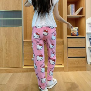 Pigiama in Flanella OEM con Motivi Cartoon, Abbigliamento da Casa Invernale per <span class=keywords><strong>Donna</strong></span>, Pantaloni Invernali in Velluto Spesso e Caldo - Product Image 1