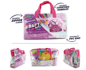 Kit de manualidades para niñas + 2 coronas de princesa para decorar, manualidades para niñas manualidades para niños cumpleaños niños