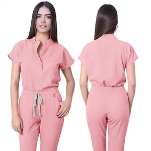Set di Camici Chirurgici Unisex Senza Maniche in Tessuto Dobby Poliestere, <span class=keywords><strong>Abbigliamento</strong></span> <span class=keywords><strong>Medico</strong></span> per Dottori, Spa, Centri Estetici e Jogging - Product Image 4