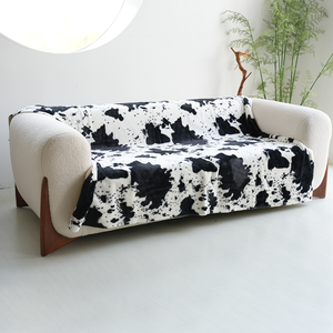 ผ้าห่มลายบ้านไร่ ให้ความอบอุ่นและสบาย ใช้คลุมโซฟา เตียง และเก้าอี้ ผ้าห่มตกแต่งเนื้อนุ่ม พร้อมขอบเย็บสำเร็จ ใช้คลุมโซฟา - Product Image 2