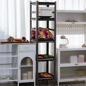 Chariot de cuisine en métal au design moderne <span class=keywords><strong>et</strong></span> léger, étagère utilitaire sur pied pour rangement de garage - Product Image 6