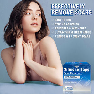 Carbou Ultra Dunne En Ademende Herbruikbare Wasbare Littekens Verwijderen Comfortabele Pijnloze Zachte Littekenplaat Siliconen Tape Wond Gips - Product Image 4