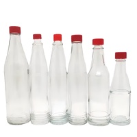 Botol Tabasco Kaca Bening Murah 5oz 150ml Botol Saus Pedas Kaca Woozy Dengan Tutup Plastik