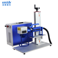 Mesin Penanda Laser Serat 20w 30w 50W 100W Printer Pengukir Laser Industri Tanggal Logo