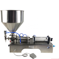 Machine de remplissage pneumatique horizontale pour miel visqueux, pâte de chocolat et crème