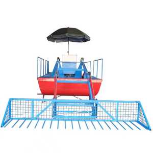 Broyeur de <span class=keywords><strong>roseaux</strong></span> à longues racines, de nénuphar et de jacinthes d'eau, bateau de récolte lacustre, machine de nettoyage de l'eau douce - Product Image 3