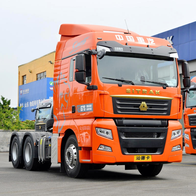 6x4 Tractor Truck Cheap Used Good-Condition Trailer Head LHD Powerful Commercial Vehicle for Sale
