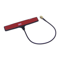 Antenne omnidirectionnelle double bande 2,4/5,8 GHz avec connecteur SMA, montage vertical ou adhésif pour routeur WiFi 5/6 et module sans fil industriel