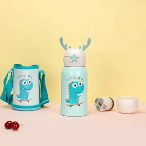 Innovative Children's Double Wall Water Cup 316 Stainless Steel Intelligent Digital Display Thermos Water Bottle