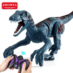 Новинка 8wd 2,4G Световой звук rc игрушка животное ходячий динозавр пластиковая игрушка с дистанционным управлением динозавр
