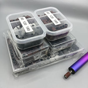 Kit de 100 accessoires pour perceuse à ongles électrique HQ Mixed Proc Discount, blanc, noir, marron, mandrins, bandes de ponçage pour ongles - Product Image 5