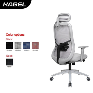 Thiết kế hiện đại kabel điều hành Ghế văn phòng giá thấp 3D có thể điều chỉnh cánh tay vải 3-Stage gas Lift Ergonomic lưới ghế sắt cơ sở - Product Image 3