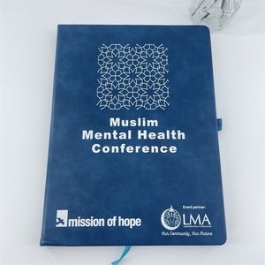 Carnet de notes en cuir PU imprimé logo haute qualité au meilleur prix cahier A5 avec cuir PU - Product Image 5