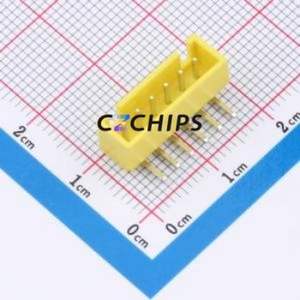 W254110K-6PY2123 Wire-to-Board Pin Header Bent Lead Through Hole,P=2.5mm Connector 1x6P 2.5mm Right Angle Insert XHB - Product Image 1