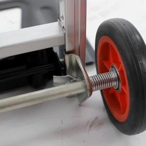 Troli tangan lipat 2 roda, Keranjang Platform aluminium ringan, Penyimpanan mudah untuk Supermarket, belanja dan penggunaan rumah - Product Image 5