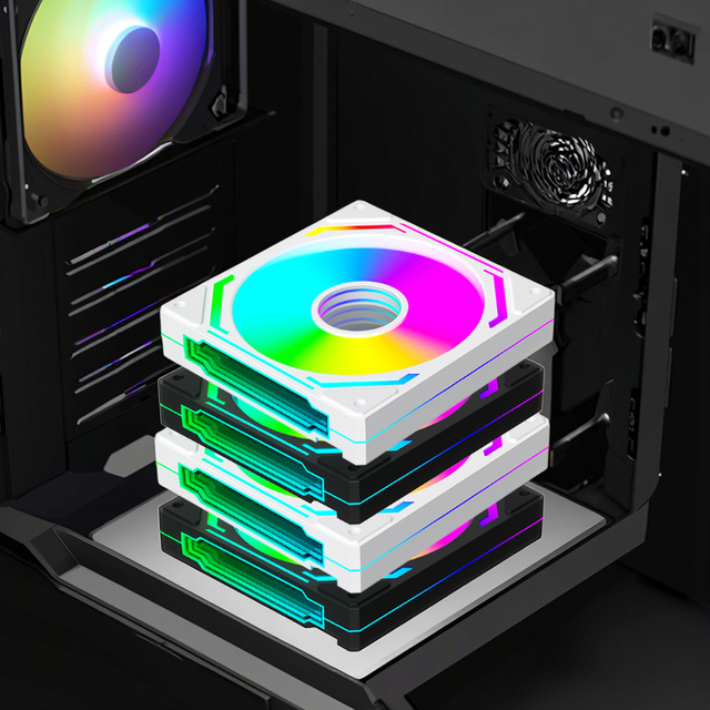Super Silent OEM Customized ARGB Cooling Fan 120mm PC Case Fans RGB Quiet Computer Gaming Air Coolers Cooler PC case Fan
