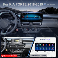 Autoradio Maisimei 12,3 pouces, navigation automobile, multimédia pour Kia Forte 2018-2019, DSP, GPS, écran tactile, cadre vidéo