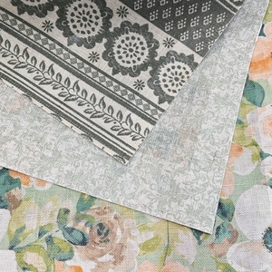 Vải lanh in vải lanh in vải lanh hữu cơ nhìn dệt in Voile Rèm sang trọng vải GMS 210/230 - Product Image 5