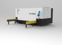 Machine de découpe laser à fibre CNC 6000W pour l'acier et l'aluminium, dotée d'un plateau motorisé et d'une zone de travail de 1500*3000mm