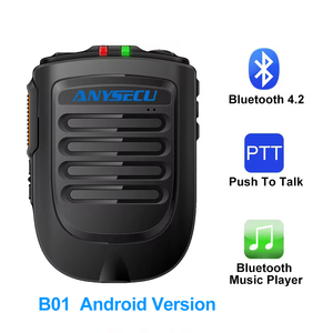 <b>Wireless</b> Remote Speaker Ptt Handheld <b>Microphone</b> B01 Zello Android Radio W7 Mobile Hand B01 <b>Wireless</b> Clip Mic - Product Image 1
