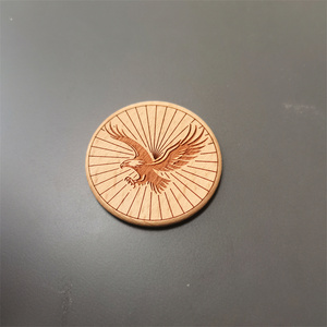 Rodajas de fichas de madera natural, monedas de madera redondas para proyectos de manualidades y manualidades - Product Image 4