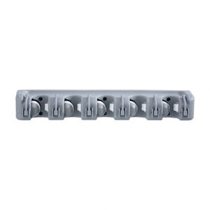 Maxfree Accessoires de cuisine et de maison : Organisateur mural multifonctionnel pour balais et serpillères, supports de rangement en plastique de qualité pour outils - Product Image 2