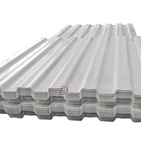 Tôle de toiture en fibre ondulée transparente personnalisée, plastique renforcé de fibre de verre (GRP/FRP) transparent