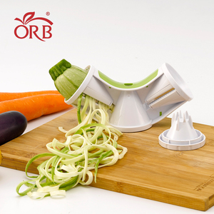 Spiraliseur manuel simple pour <span class=keywords><strong>légumes</strong></span>, râpe à main pour <span class=keywords><strong>spaghetti</strong></span>, <span class=keywords><strong>coupe</strong></span>-<span class=keywords><strong>légumes</strong></span> en spirale - Product Image 2