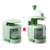 4-blads groentespiralsnijder, handmatige plastic spiralsnijder en groentesnijder