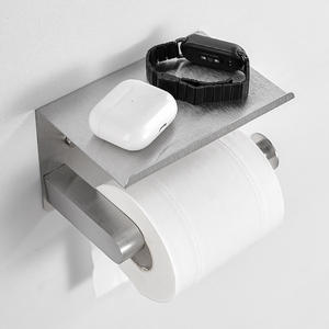 JAYA moderno semplice bagno in acciaio inox portasciugamani di carta igienica <span class=keywords><strong>porta</strong></span> carta igienica perforata - Product Image 3