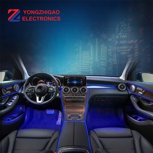 Hot accesorios Para tunear Led Xe môi trường xung quanh màu đen Dải môi trường xung quanh lightautos cửa xử lý thông minh nhiều màu RGB giao hưởng Acrylic - Product Image 4