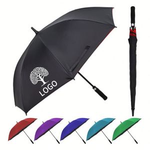 UV Protection Automatic Sun Windproof Golf <b>Large</b> Custom Golf <b>Umbrella</b> with Solar Light - Product Image 6