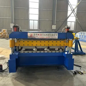 Ibr Cold Roll Forming Machine Trapezoidal Roofing Iron Sheet Making Machine Line polycarbonate hollow roofing machine