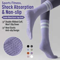 Chaussettes de yoga et de Pilates durables à cinq doigts avec sangle croisée, design à orteils exposés pour un confort optimal, portables et ajustables pour un maintien parfait