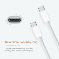 Câble USB-C vers USB-C à charge rapide en TPE pour téléphones Android VIVO IQOO, compatible PD GaN 200W pour PC HD, 1M 1.5M 2M OEM ODM