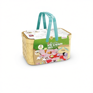 Ice Cream Play Set For Kids Plastic Toy With Accessories 5 To 7 Years Old Outdoor Use - Product Image 1