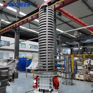 Robuster Lebensmittelgeeigneter Edelstahl Vertikaler Spiralförderer Vibrierender Vertikallift-Förderer Spiralkühlturm-Förderer - Product Image 1