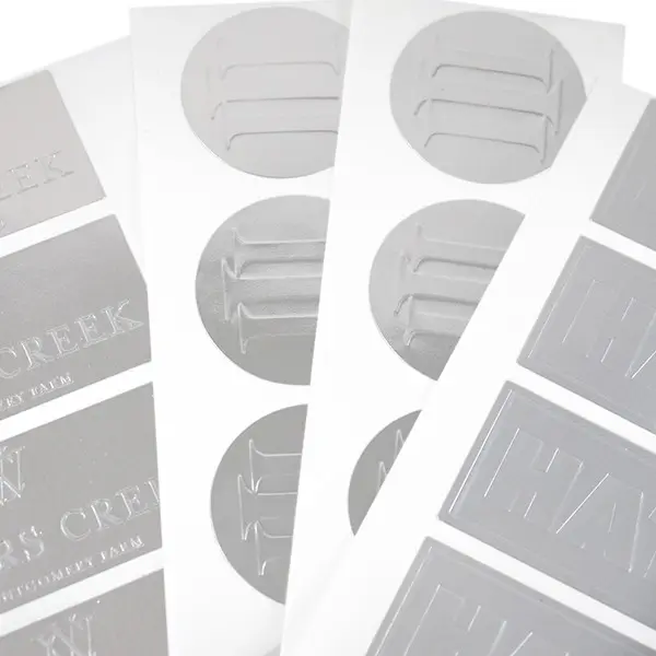 blank 3d logo metal sticker sheets