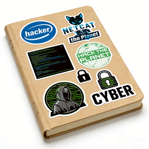 Pegatinas de PVC con Diseño Personalizado de Logotipo <span class=keywords><strong>Hacker</strong></span> Graffiti, Pegatinas Decorativas Impresas Brillantes y Mate, 50 Unidades al por Mayor - Product Image 6