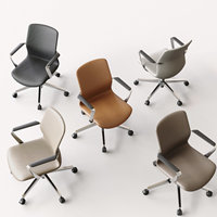 Chaise de bureau ergonomique de luxe neuve en cuir, directement de l'usine, pour la maison et le bureau, chaise pivotante réglable pour le travail sédentaire