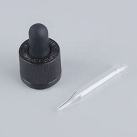Bouteille en verre ultra violet 100 ml 50 ml 30 ml 15 ml 10 ml Bouteilles d'huile essentielle en verre noir avec pipette compte-gouttes à l'épreuve des enfants