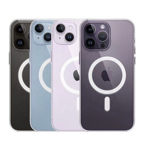 Étui de protection transparent en acrylique antichoc magnétique pour téléphone portable pour <span class=keywords><strong>iPhone</strong></span> <span class=keywords><strong>13</strong></span> 12 14 Pro Max, étui de charge sans fil - Product Image 3