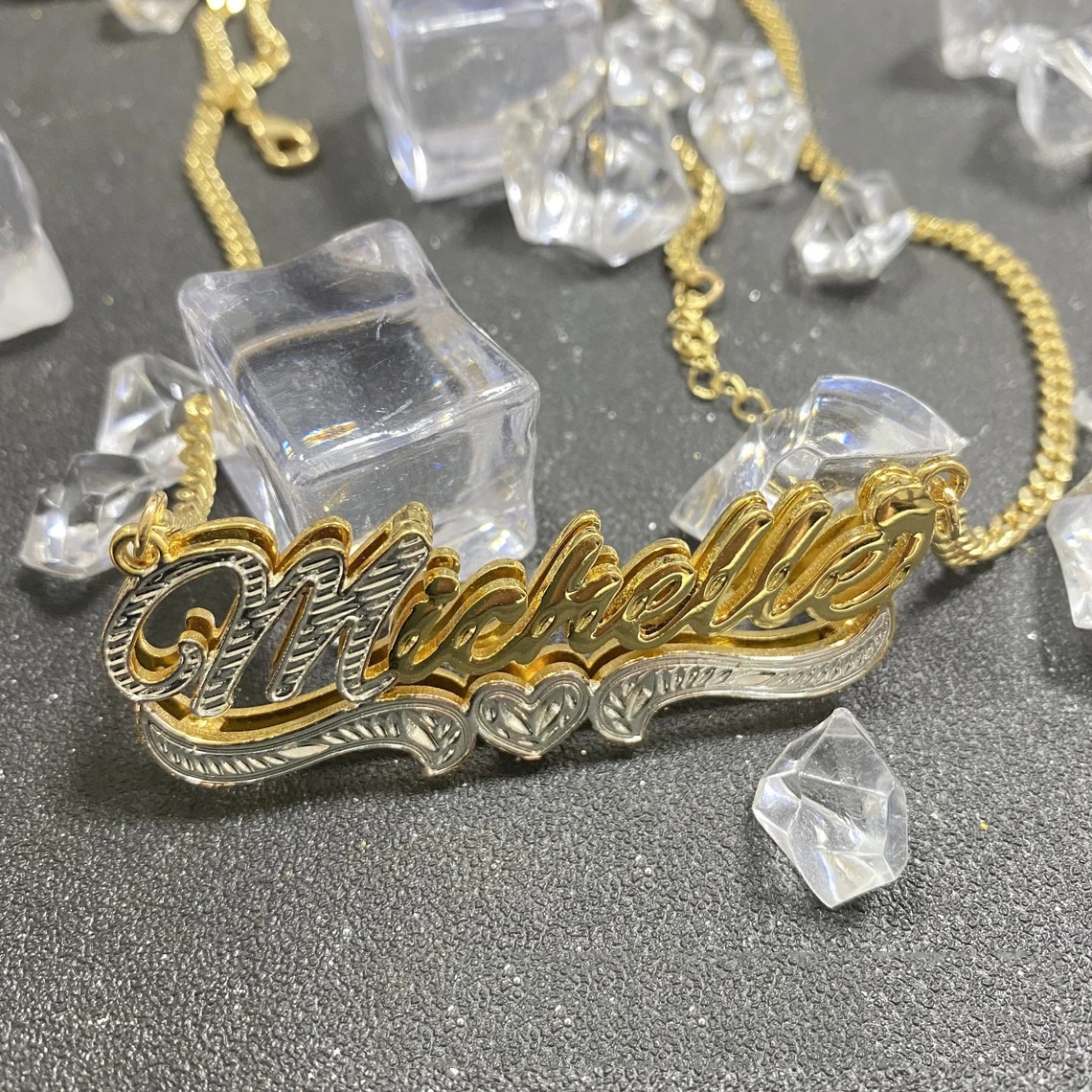 customize necklace 18k gold