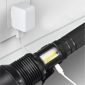 Đèn pin LED siêu sáng Lumens cao Đèn pin chiến thuật công suất cao có thể phóng to 5 chế độ P70 Chống nước - Product Image 4